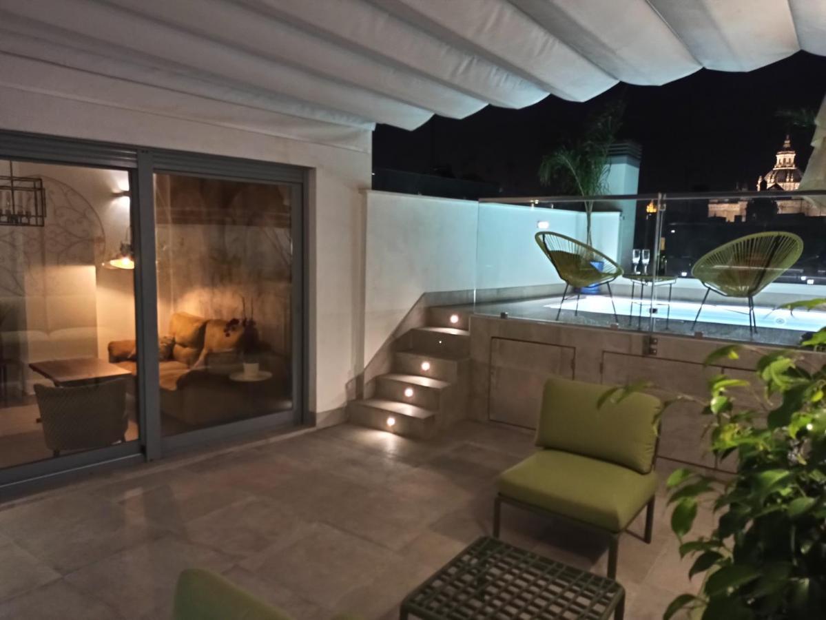 Luxury Penthouse With Private Pool Setas Monument Sevilha Exterior foto